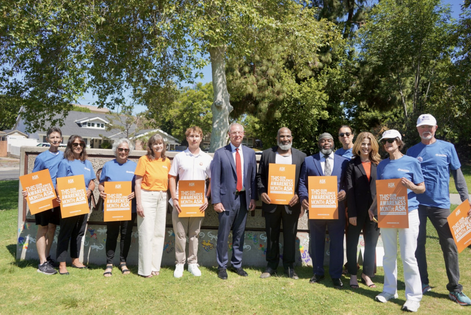 Rep. peters and gun violence prevention community leaders
