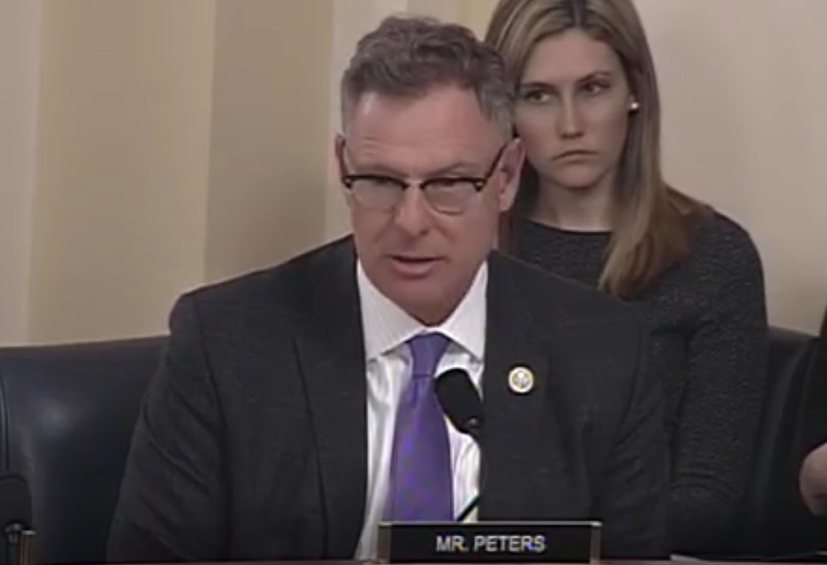 House Veterans Affairs Committee Advances Rep Peters Bipartisan